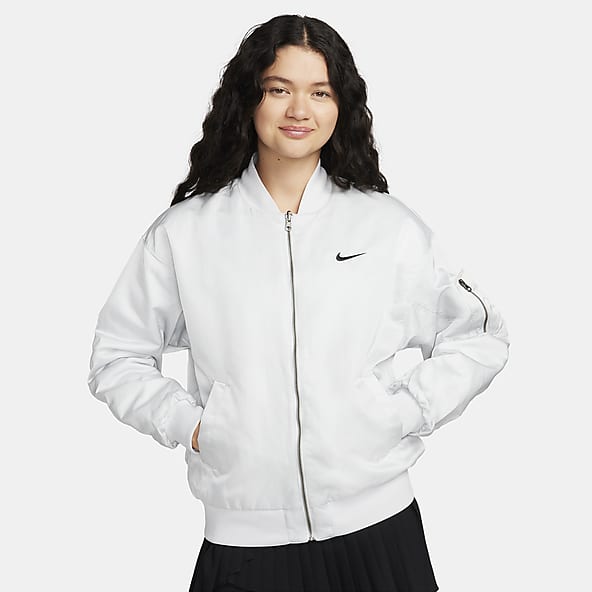 Color Shop New Neutrals Grey Lifestyle Bomber Jackets. Nike
